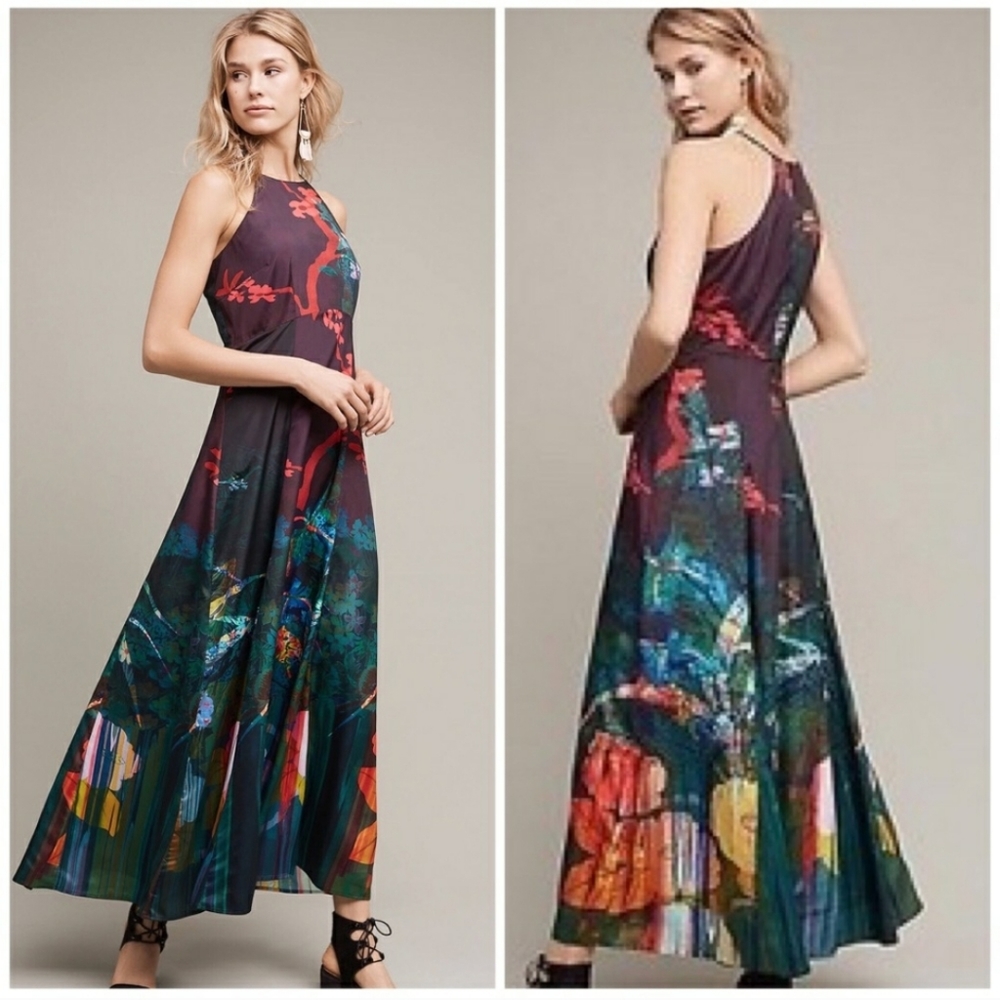 NWT Anthro Moulinette Souers Cadence Print Maxi